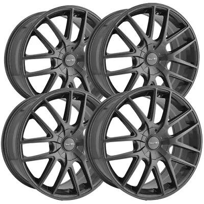 (Set Of 4) Touren TR60 18x8 5x108/5x4.5  +40mm Gunmetal Wheels Rims 18  Inch • $663.96