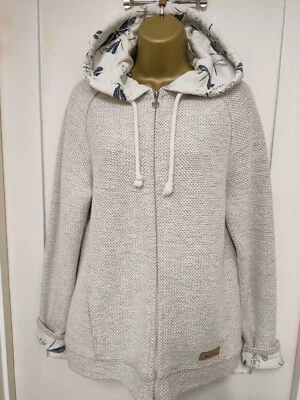 £12.99 • Buy WEIRD FISH Ladies Tansy Classic Macaroni Hoodie Ecru Size UK 14
