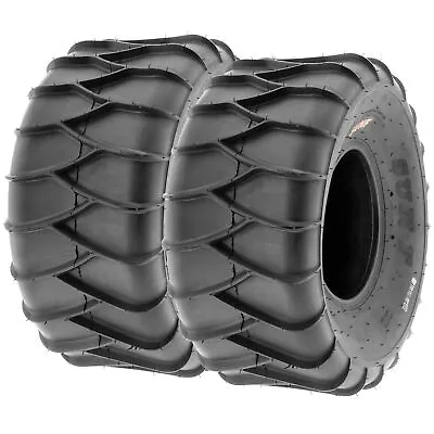 Pair Of 2 22x10-9 22x10x9 Quad ATV Snow Mud Sand 6 Ply Tires A036 By SunF • $117.98