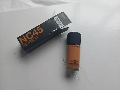 New Authentic MAC Cosmetics Studio Fix Fluid SPF 15 Foundation NC45 • $9.99