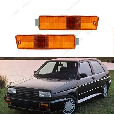 2pcs Turn Signal Indicator Light For VW Golf 2 MK2 Jetta 2 MK2 1980-1992 • $22.99