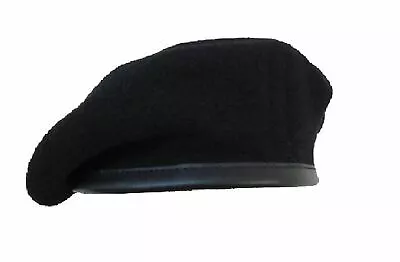 Beret Cap Hat Wool Military Army French Men's Women's Blue Black Green Maroon • $13.45