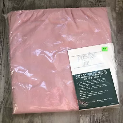 Vintage Chatham Prestige Lite All Seasons Sheet Blanket Dusty Pink Twin/Full New • $14.49