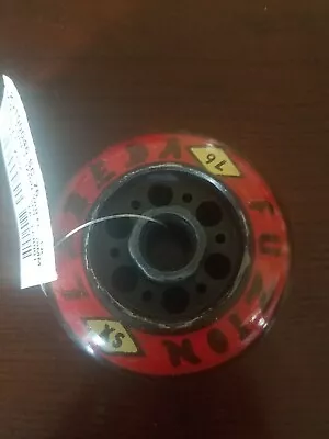 $11.88 • Buy (Red+BLACK) - Fuzion Spoke SC 76MM Scarlet  Pro Scooter Wheel With Abec