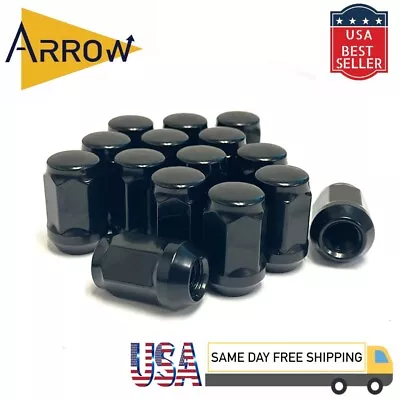 20 Black Jeep Lug Nuts 1/2x20 Bulge Acorn Lugs Closed End For 5x4.5 5x5 5x5.5 • $20.23