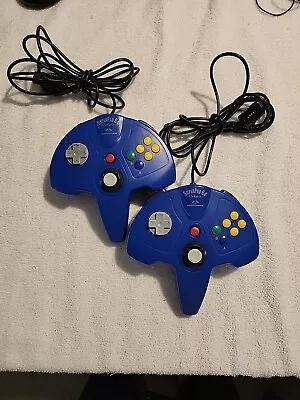 2 Superpad 64 Colors For Nintendo 64 N64 Controller Blue P-351 • $18
