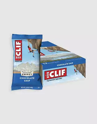 Clif Bar Chocolate Chip Energy Bar 12x68g • $42.95