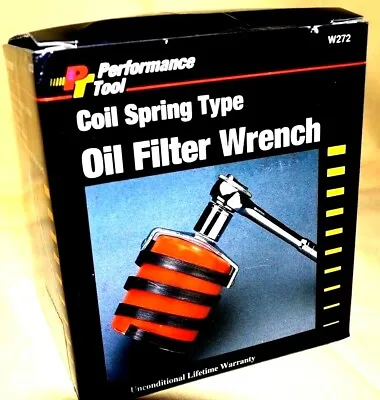 Large Small Coil Spring Oil Filter Wrench Heavy Duty Steel Grip Fliter W272 W271 • $20
