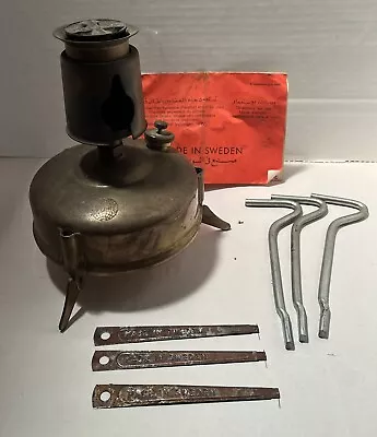 Vintage Optimus Primus No.00 Brass Small Camping Stove Made In Sweden UNTESTED • $37