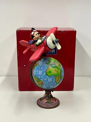 Disney Jim Shore Mickey Mouse  Globetrotting Adventure  Figurine • $125