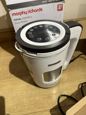 Morphy Richards 501021 Compact Soup Maker Stainless Steel 1 Litre 900W - Black • £21