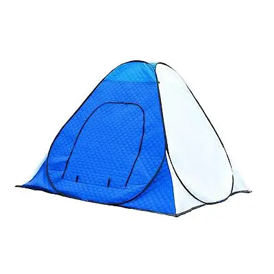 Ice Fishing Tent Quick Opening Thickening Warm Windproof Ice Fishing Shelter • $128.16