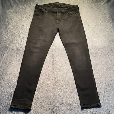 £12.50 • Buy Lee Cooper Jeans Mens W38 L30 Black Martin Slim Skinny Denim Pants