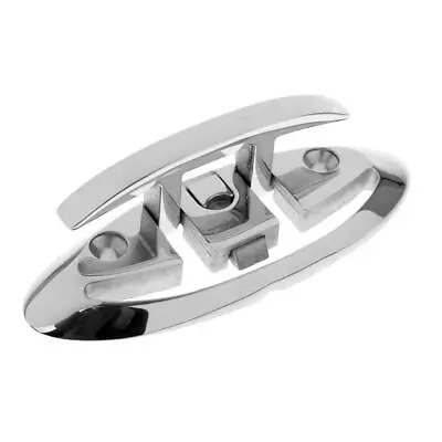 US 6'' Marine 316 Stainless Steel Pull Up Cleat Folding Cleat Boat Accessories • $30.49