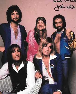 * JOHN MCVIE * Signed 8x10 Photo * FLEETWOOD MAC * BASSIST * COA * 3 • $200