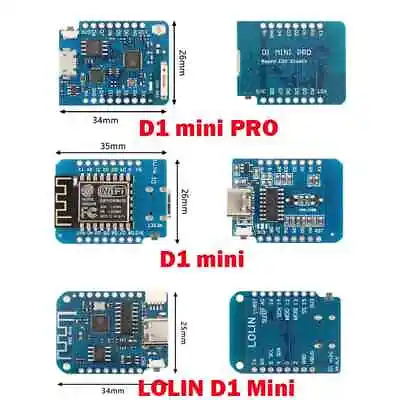 WeMos D1 Mini Pro NodeMcu ESP8266 WiFi IOT Board With USB-C • $6.71