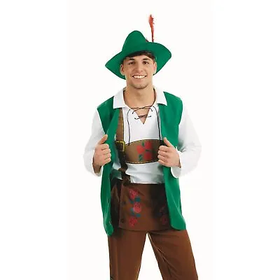 Mens Lederhosen Costume M-XL Adult Bavarian Oktoberfest German Beer Halloween • $42.95