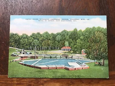 United States Waterways Experiment Station Vicksburg Mississippi Postcard • $2.99