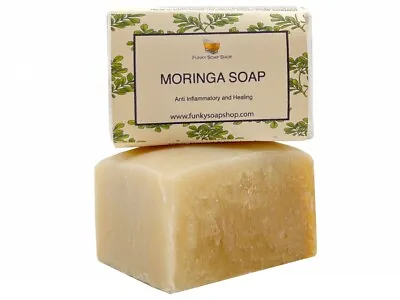 1 Piece African Moringa Soap 65g 100% Natural Handmade  • £4.90