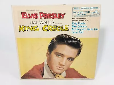 Elvis Presley King Creole Vol. 1 RCA Victor EPA-4319 1958 Soundtrack GR8 • $16.19