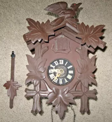 Vintage Black Forest German Cuckoo Clock - Parts Or Repair • $29.99