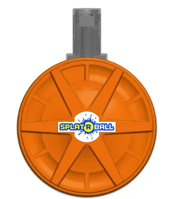 SPLAT-R-BALL Orange 800 Round Water Bead Drum Magazine • $21.97