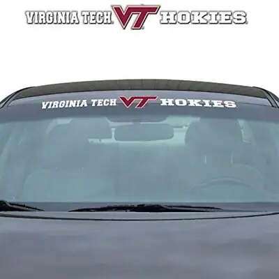Virginia Tech Hokies Auto Windshield Decal [NEW] Wind Shield Sticker Emblem • $16.95