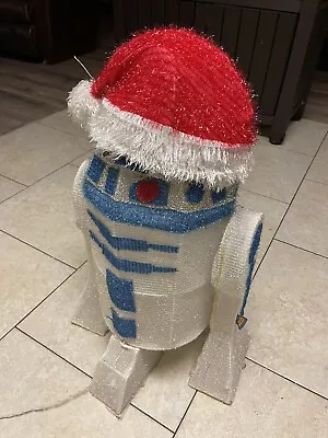 STAR Wars 28” R2-D2 Outdoor Indoor Lighted Holiday Decor Disney Rare  As-Is • $119.99