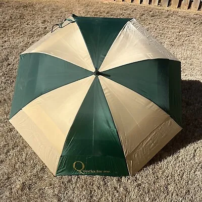 Golf Leighton Windefyer Green/Khaki 100% Nylon Manual Open Umbrella 64” • $14.97