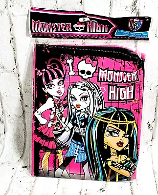 Monster High Book Cover 2014 School Supplies Accessory Mattel Stretch Cover • $6