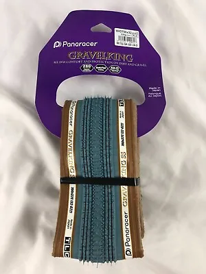 Panaracer GravelKing SS 700 X 32c Gravel Tire Blue/Brown Tubeless • $35