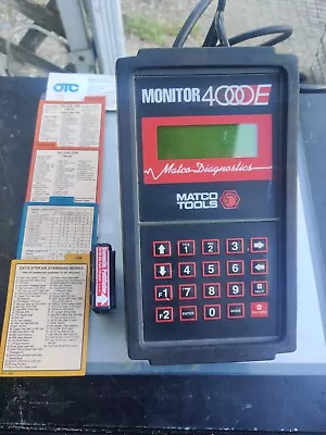 Matco OTC Monitor 4000 Enhanced Diagnostic System Scanner Scan Tool  • $50