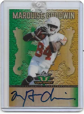 2013 Leaf Valiant Marquise Goodwin Rookie Autograph Card Bills/Texas Longhorns • $0.99