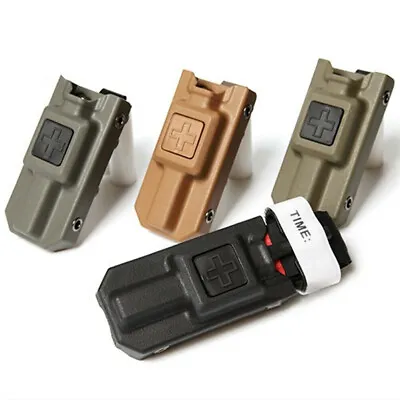 Tactical EDC Molle Pouch First Aid Kit Case Fast Hemostasis Holder Box IFAK Bag • $11.99