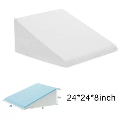 24*24*8inch Memory Foam Bed Wedge Pillow With Washable Cover & Triangle Pillows • $36.99