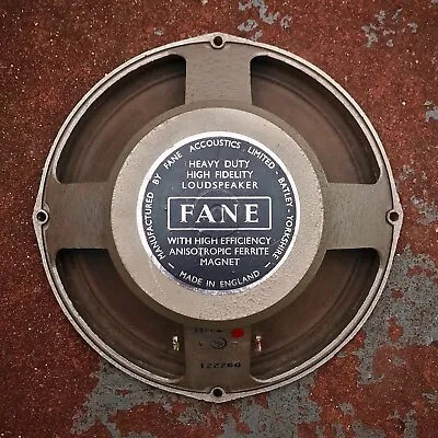 Vintage 1972 12”  Fane 50w Guitar Speaker 4 Ohms - 50 Watts  - Pulsonic Cone • £285