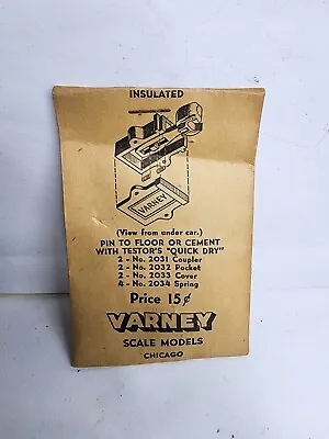 Vintage Varney Insulated SPRUNG DRAFT GEAR #2030-K- Train Engine Accessories • $9.99