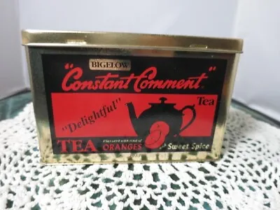 Vintage Bigelow Constant Comment Tea Tin 50 Years 1945-1995 • $18