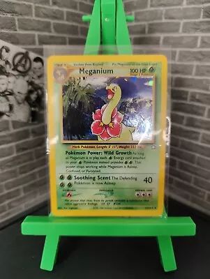 TCG Pokemon 2001 Neo Genesis Unlimited Meganium 11/111 • $2.25