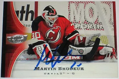 Martin Brodeur Signed Upper Deck Power Play New Jersey Devils Card Autograph!! • $14.99