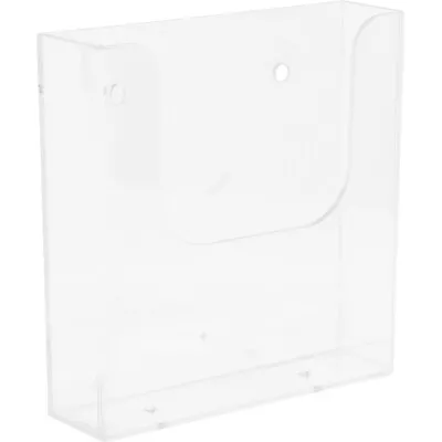  Clear Literature Stand Vertical Paper File Holder Magazine Rack • £10.48