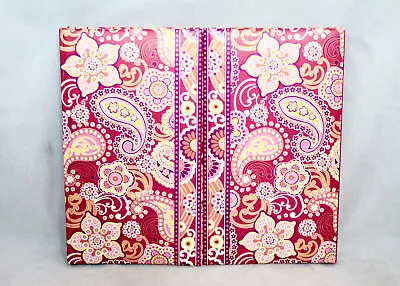 New VERA BRADLEY Duly Noted Desk Set Raspberry Fizz Address Book Note Pad Calen • $12