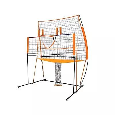 MR Volleyball Practice Net Station Freestanding Volleyball Training Net Comb... • $306.11