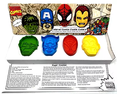 Marvel Comics Cookie Cutters By Williams Sonoma 4 Characters • $11.75