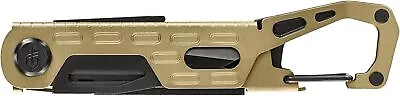 11-in-1 Multi-tool - 2.2  Plain Edge Blade Tent Stake Puller Carabiner Carry  • $40.98