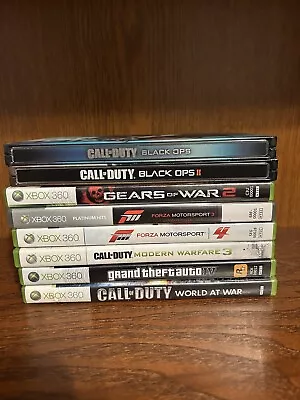 (x8) Xbox 360 Game Lot!!  Black Ops 1 And 2 Limited Editon! GTA Forza+ More!! • $0.99