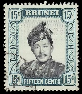 BRUNEI 109b (SG209) - Sultan Omar Ali Suffadin  1972 Printing  (pa55194) • $3.50