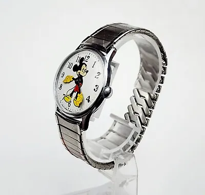 Men's Vintage 1970 DISNEY Watch TIMEX Mickey Mouse Fun Timer . Manual Wind • $140