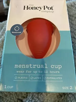The Honey Pot Company Menstrual Cup Size 2 For Medium-Heavy Flow 1ct. • $11.50