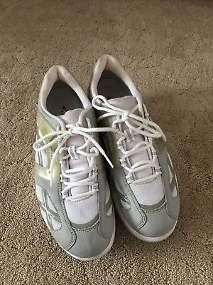 MBT Shape-up Swiss Engineered Women's  10 Leather Lace-Up Gray White Sneakers • $29.99